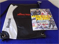 Hockey Now Book and Reebok Hockey News Bag