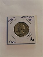 Early 1946-P Washington Silver Quarter