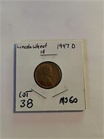 Super Nice MS60 High Grade 1947-D Lincoln Penny