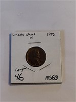 Super Nice MS63 High Grade 1946-P Lincoln Penny