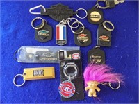Lot of Key Chains-Mostly Car-Related