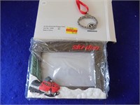 Ski-Doo Picture Frame & Pewter Ornament