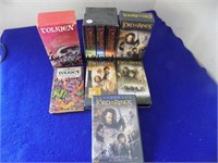 Lord of the Rings Lot-2 Booksets, VHS Set, DVD &
