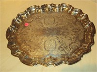 Leonard Silverplate Footed 14 1/2" Serving Tray