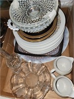 GLASS PLATES, BOWLS & MISC.