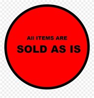 SOLD AS IS