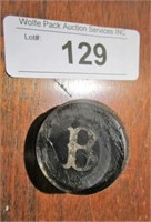 Large "B" Initial Button