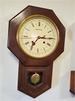 Vintage Station Master Calendar  Wall Clock
