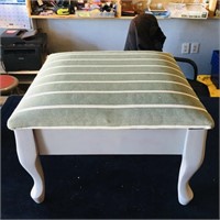 Vintage Painted Footstool (Local Pickup Only)
