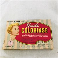 Vintage Nestle Colorinse Box & Contents
