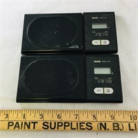 Lot Of 2 Food Scales (Missing Battery Covers)