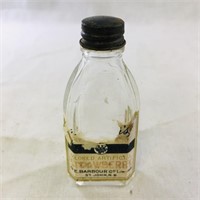 Antique G.E. Barbour Flavor Extract Bottle (Empty)