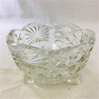 Vintage Footed Glass Dish
