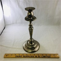Vintage Metal Candlestick (12" Tall)
