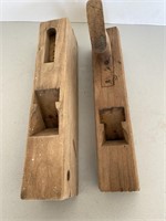 Two (2) wood block planers