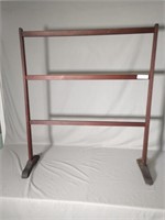 Antique Walnut Quilt  Rack