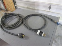 Heavy Duty 110V Lock-Style Plug Converter + Cord