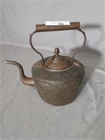 Antique Copper Tea Kettle