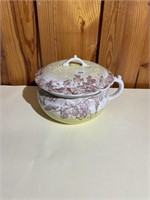 Antique Johnson Bros Chamber Pot with Lid