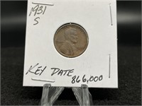 1931 S LINCOLN CENT - KEY DATE - 866,000