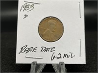 1933 D LINCOLN CENT - RARE DATE - 6.2 MILLION