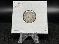 1911 BARBER SILVER DIME