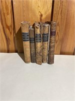 5 Antique School Books