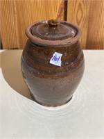 Antique Pottery Bean Pot