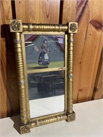 Antique Reverse Painting with Mirror