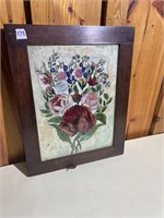 Antique Framed Floral Painting