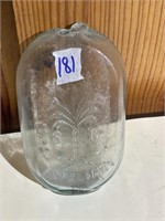 Antique Glass Dispensary Bottle