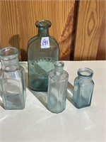 4 Vintage Bottles