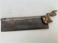Warranted Superior back saw-handle damaged