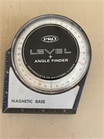 Pro Level + Angle Finder Magnetic Base