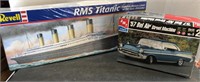 Models- Titanic and 57 Bel Air