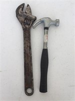 Hammer -crescent wrench