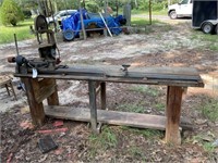 Wood lathe with tools and accessories