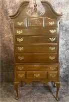 MAHOGANY HIGH CHEST