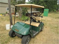 EZ GO Electric Golf Cart W/Canopy, w/Charger