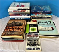 Books on War and Military Planes and Vehicles