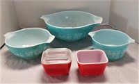 Pyrex Nesting Bowls & Refrigerator Dishes