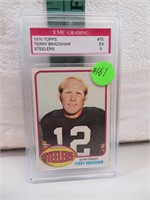1976 Topps Terry Bradshaw Graded Collectors Card