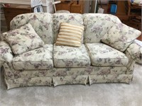 84” floral print Berne couch.  In good condition.