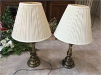 Two matching lamps