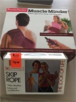 Massager and rope