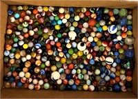 Box of Machine Made Marbles