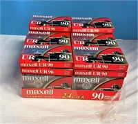 Maxell 36 Sealed Cassette Tapes