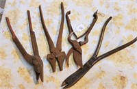 Plliers, shears, some locking handles