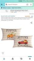 #B104/106 NEW  2PK PUMPKIN PATCH PILLOWCASES ,