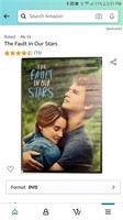 #B104/106 THE FAULT IN OUR STARS  DVD